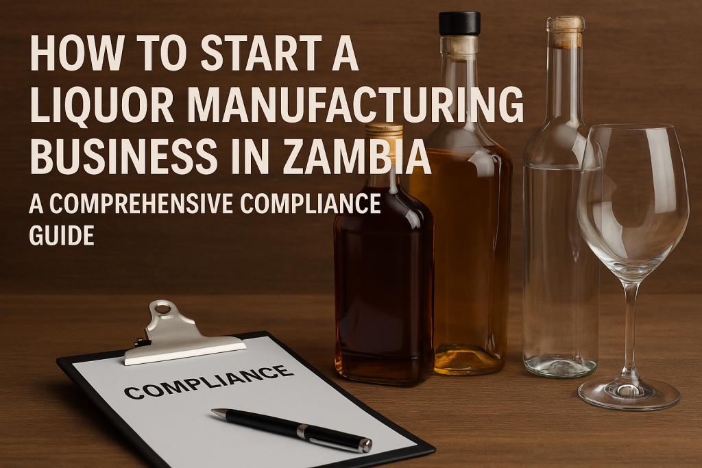 How to Start a Liquor Manufacturing Business in Zambia: A Comprehensive Compliance Guide